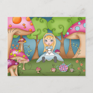 Tea Time with Alice - Postkarten