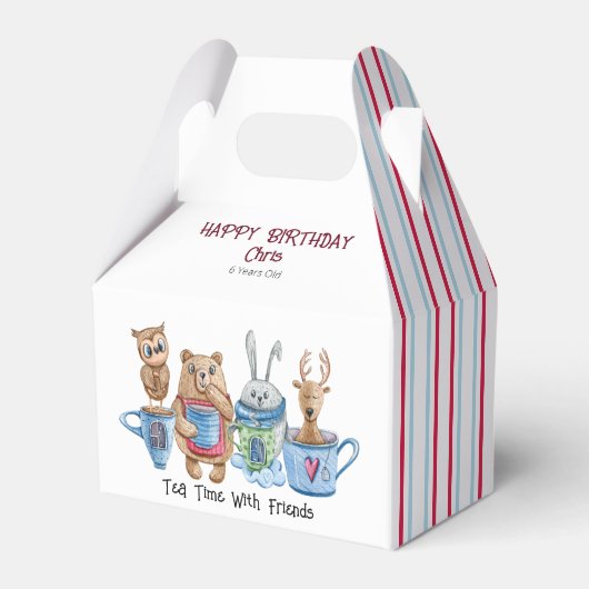Tea Time with Friends Gable Paper Fevor Box Geschenkschachtel (Vorderseite)