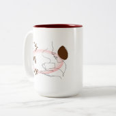 Tea Time Zweifarbige Tasse (Vorderseite Links)