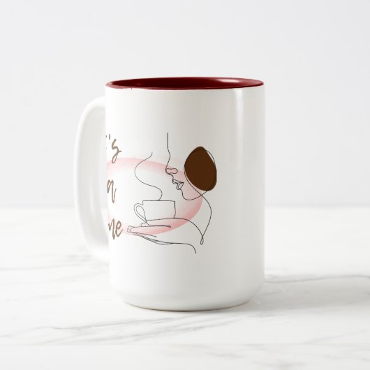 Tea Time Zweifarbige Tasse (Vorderseite Links)