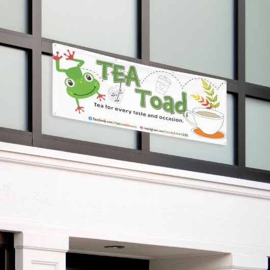 Tea Toad Tea Trailer Banner (Äußeres Gebäude)