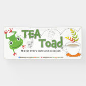 Tea Toad Tea Trailer Banner (Horizontal)