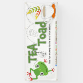 Tea Toad Tea Trailer Banner (Vertikal)