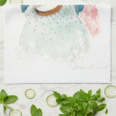 TEA TOWEL: DER BANJO-SPIELER: MARY CASATT GESCHIRRTUCH (Gefaltet)