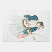 TEA TOWEL: DER BANJO-SPIELER: MARY CASATT GESCHIRRTUCH (Horizontal)