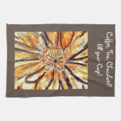 Tea Towel Gerberas Café, Geschirrtuch (Horizontal)