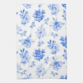 Tea Towel in delft blue roses Geschirrtuch (Vertikal)