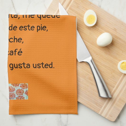 Tea Towel Marigolds Geschirrtuch (Viertel Falte)