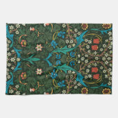 TEA TOWEL MIT WILLIAM MORRIS "TULIPS" DESIGN GESCHIRRTUCH (Horizontal)