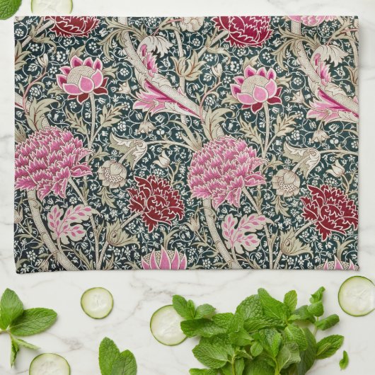 TEA TOWEL : WILLIAM MORRIS : CRAY DESIGN GESCHIRRTUCH (Gefaltet)