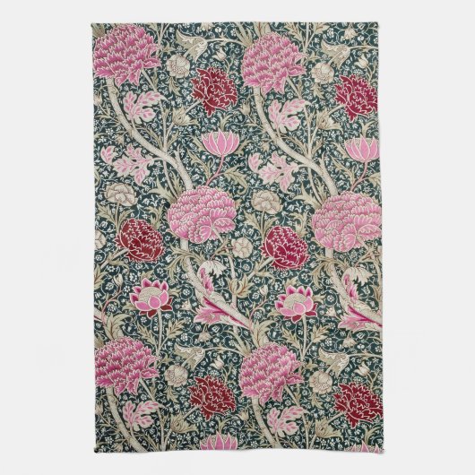 TEA TOWEL : WILLIAM MORRIS : CRAY DESIGN GESCHIRRTUCH (Vertikal)