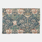 TEA TOWEL : WILLIAM MORRIS : HONEYSUCKLE GESCHIRRTUCH (Horizontal)