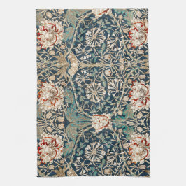 TEA TOWEL : WILLIAM MORRIS : HONEYSUCKLE GESCHIRRTUCH