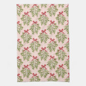Tea towel with mistletoe design geschirrtuch (Vertikal)