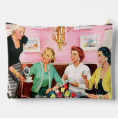 TEA VINTAGE KUNST DER 50ER JAHRE ZUBEHÖRTASCHE (Rückseite)