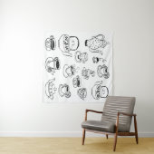 Tea Wandteppich (Beispiel (Horizontal))