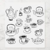 Tea Weinetikett (Einzelnes Label)