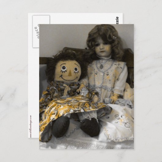 Tea with Ann Postkarte (Vorne/Hinten)