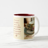 Tea with Dolls Ceramic Mug Zweifarbige Tasse (VorderseiteRechts)