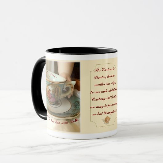 Tea with Dolls Combo Mug Tasse (Vorderseite Links)
