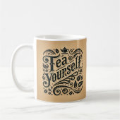 Tea Yourself - Elegante Vintag Tea Lover Tasse (Links)