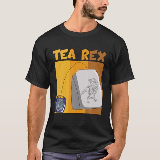 Teabag Funny Tea Rex T-Shirt (Vorderseite)