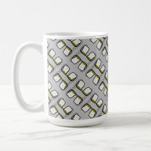 Teabag Tee Digital Art Design Kaffeetasse (Links)