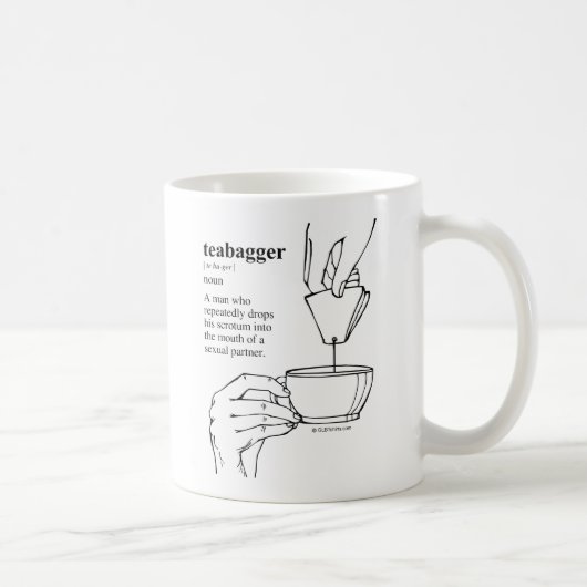 TEABAGGER KAFFEETASSE (Rechts)