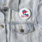 Teabagger republikanische Demokrat Button (Beispiel)