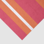 Teaberry- und Mandarin-Streifen Seidenpapier (Detail)