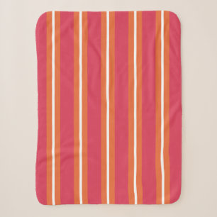 Teaberry- und Mandarin-Streifen Sherpadecke