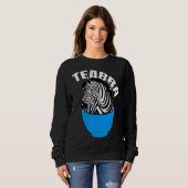 Teabra Tea Zebra Sweatshirt (Vorne ganz)