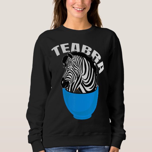 Teabra Tea Zebra Sweatshirt (Vorderseite)