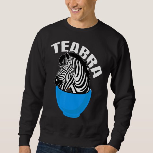 Teabra Tea Zebra Sweatshirt (Vorderseite)