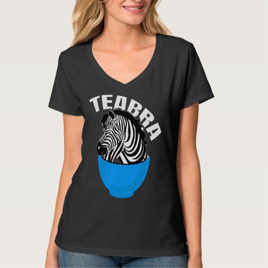 Teabra Tea Zebra T-Shirt (Vorderseite)