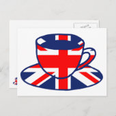 Teacarte Union Jack Postkarte (Vorne/Hinten)