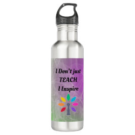 Teach and Ins Water Flasche, Edelstahl, 24 oz Edelstahlflasche