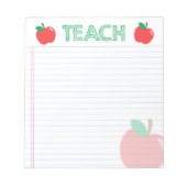 TEACH Apple Note Pad Notizblock (Vorderseite)