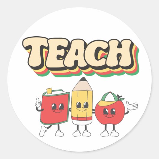 TEACH Aufkleber (Vorderseite)
