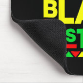 Teach Black History Melanin Afro African Pride Tea Mousepad (Ecke)