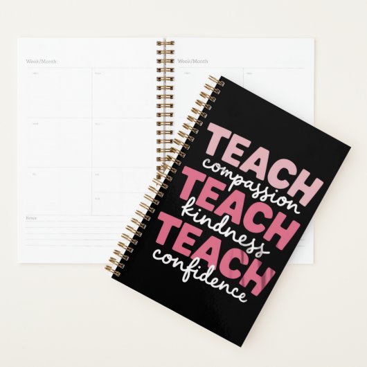 Teach Cute Teacher Life Education Inspirational  Planer (Anzeige)