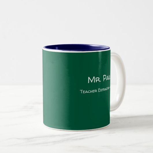 Teach Extraordinator Zweifarbige Tasse (VorderseiteRechts)