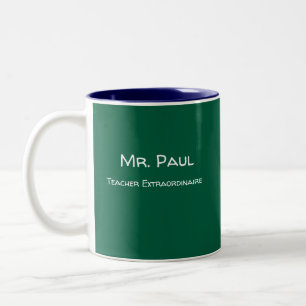 Teach Extraordinator Zweifarbige Tasse