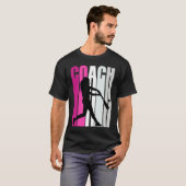 Teach Female Baseballteacher Master Coach Softball T-Shirt (Vorne ganz)