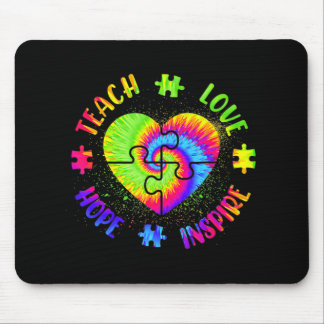 Teach Hope Liebe Inspirierte Autismus Awareness Te Mousepad