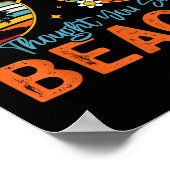 Teach ich dachte, Sie sagten Strandlehrer Summer V Poster (Ecke)