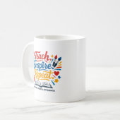 Teach - Inspire - Repeat  Kaffeetasse (Vorderseite Links)