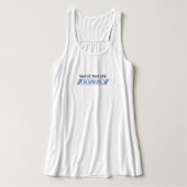 Teach Kids be Phantastische Flowy Racerback Tank o (Design Vorderseite)