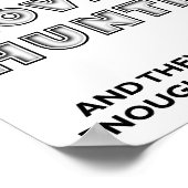 Teach Kids Funny Junting Poster (Ecke)