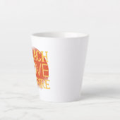 Teach Liebe Inspirier - LEHRERIN QUOTE REDEWENDUNG Milchtasse (Vorderseite)